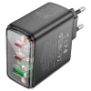 Adapter Hoco CS44A Smart PD65W AB fiş, Qara