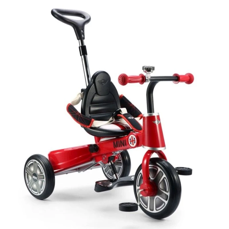 Трехколесный велосипед Rastar Mini Cooper, 45х41х66 см, 2-5 лет, металл, красный