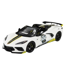 Oyuncaq maşın Diecast Chevrolet Corvette Stingray C8, ağ