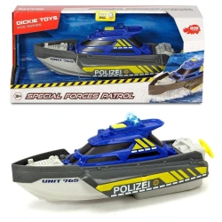 Игровой набор Dickie Toys Special Forces Patrol, полицейский катер, 24 см