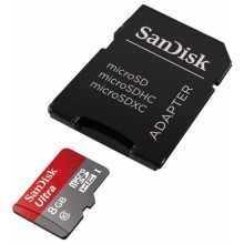 Yaddaş kartı SanDisk 8GB Ultra microSDHC