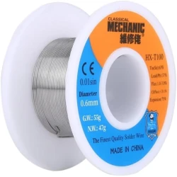 Припой Mechanic HX-T100, 0.6 мм, 47 г Припой Mechanic HX-T100, 0.6 мм, 47 г