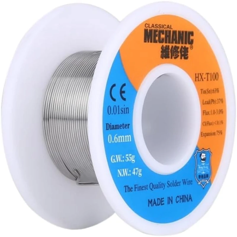 Припой Mechanic HX-T100, 0.6 мм, 47 г Припой Mechanic HX-T100, 0.6 мм, 47 г