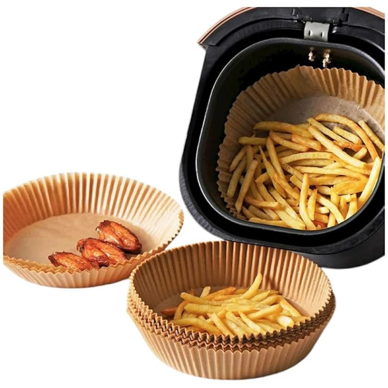 Набор одноразовой посуды для аэрогриля, бежевый, 20х4.5 см, 50 шт Набор одноразовой посуды для аэрогриля, бежевый, 20х4.5 см, 50 шт