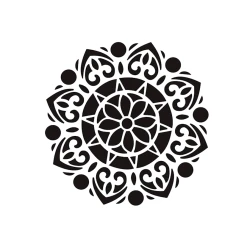 Трафарет интерьерный Cadence Home Decor Midi Serie HDM-117, 25х25