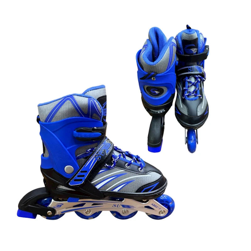 Роликовые коньки 013299MA, размер 34-38, синие