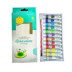 Набор акриловых красок Keep smiling для стекла и керамики, 12х12 мл Набор акриловых красок Keep smiling для стекла и керамики, 12х12 мл