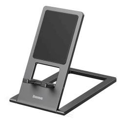 Держатель для телефона Baseus Foldable Metal Desktop Holder, Gray