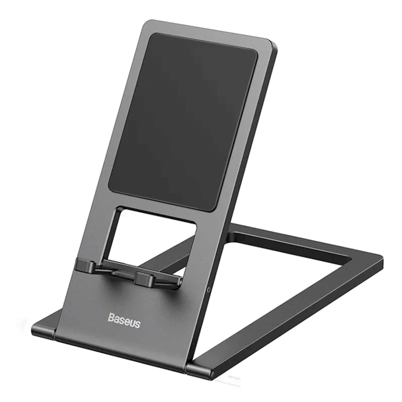Держатель для телефона Baseus Foldable Metal Desktop Holder, Gray Держатель для телефона Baseus Foldable Metal Desktop Holder, Gray