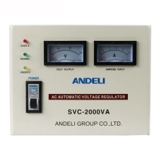 Gərginlik tənzimləyicisi Andeli SVC-2000VA, 150-250 V