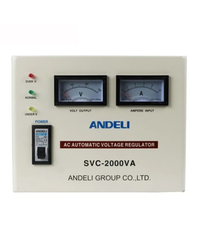 Gərginlik tənzimləyicisi Andeli SVC-2000VA, 150-250 V