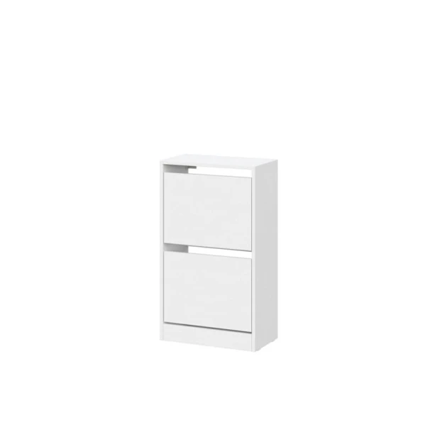 Тумба для обуви Art Mebel 12, ламинат, белая, 60х60х30 см