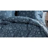 Комплект постельного белья Yataş Aveline пододеяльник 220x240, простыня 240x280, наволочки 50x70, двуспальный XL, синий