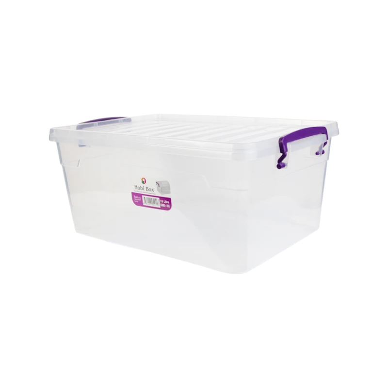 Saxlama üçün konteyner SP_6206, 28x42x18 sm, 15 l, şəffaf Saxlama üçün konteyner SP_6206, 28x42x18 sm, 15 l, şəffaf