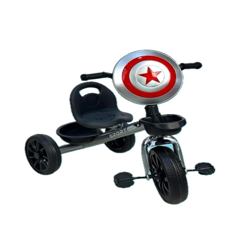 Детский трехколесный велосипед BB-274, 3-5 лет, черный