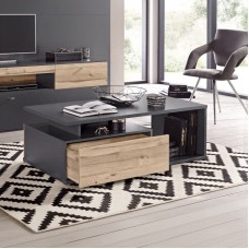 Jurnallıq masa Ev Plus ev_12116085, LDSP, antrasit, qəhvəyi, 120x59x40.2 sm