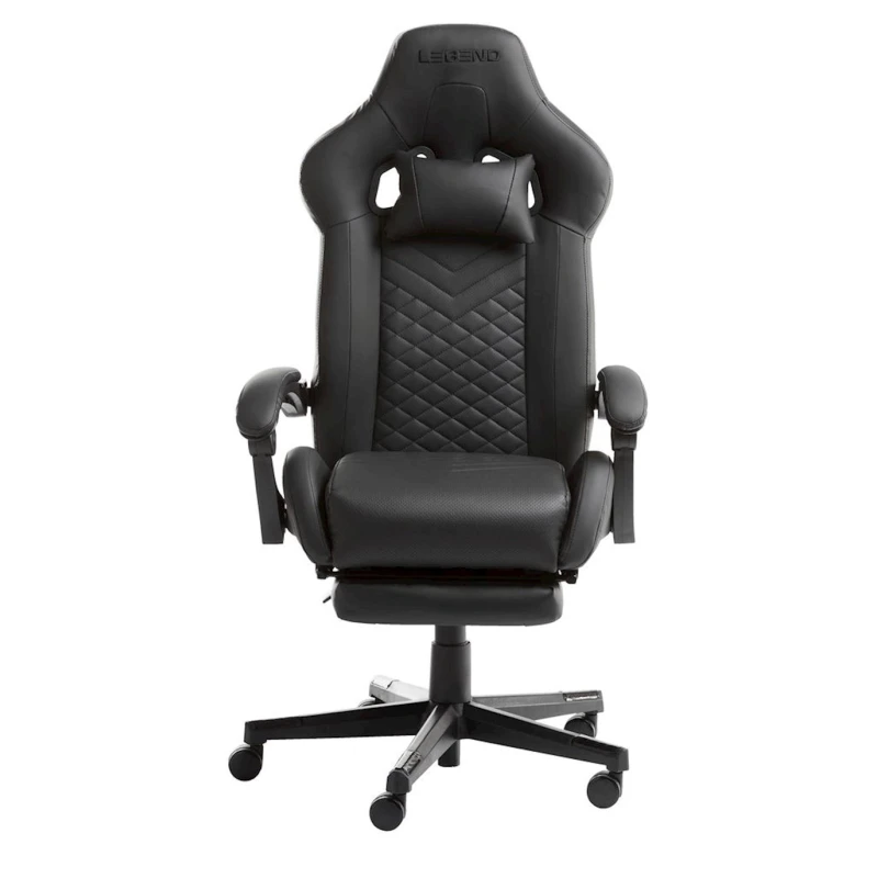 Геймерское кресло JYSK Hallum, черный, 64x116x70 см