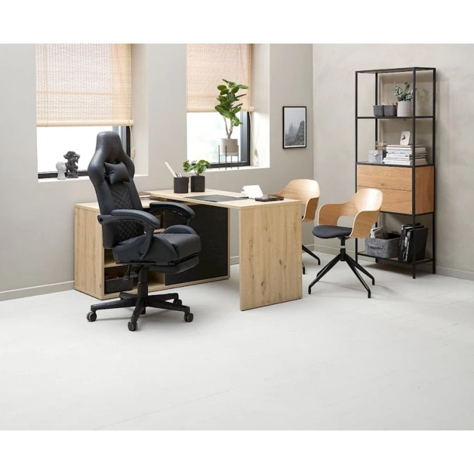 Геймерское кресло JYSK Hallum, черный, 64x116x70 см