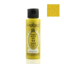 Краска-металлик Cadence Diamond Metallic 676 Gold, золото, 70 мл