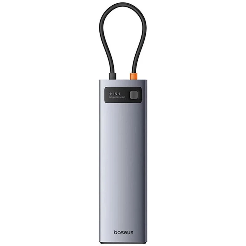 USB хаб Baseus Metal Gleam Series 11in1 Space Gray USB хаб Baseus Metal Gleam Series 11in1 Space Gray