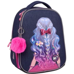Школьный рюкзак YES H-100 Beautiful Hair, EVA/полиэстер, 35x28x15 см, разноцветный