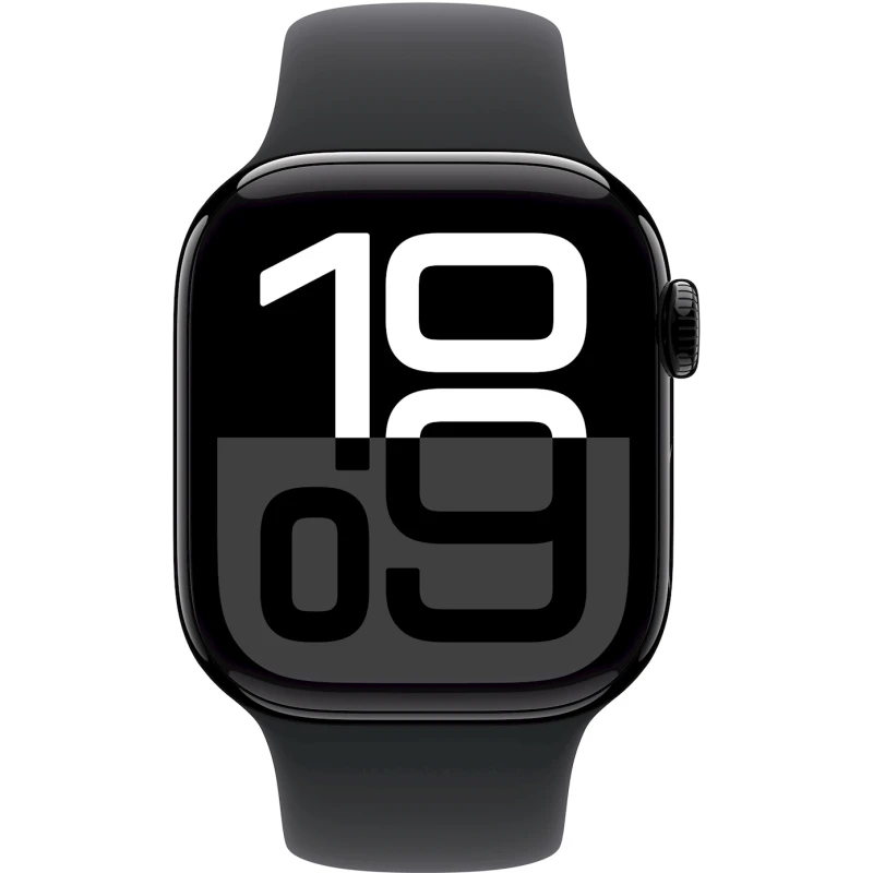 Ağıllı saat Apple Watch Series 10 GPS 46mm Jet Black Aluminium Case with Black Sport Band - M/L Ağıllı saat Apple Watch Series 10 GPS 46mm Jet Black Aluminium Case with Black Sport Band - M/L