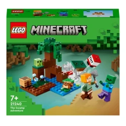 Конструктор LEGO Minecraft The Swamp Adventure 21240, 7+ лет, 59 шт