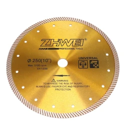 Алмазный диск Zhwei турбо 250x10x30 мм