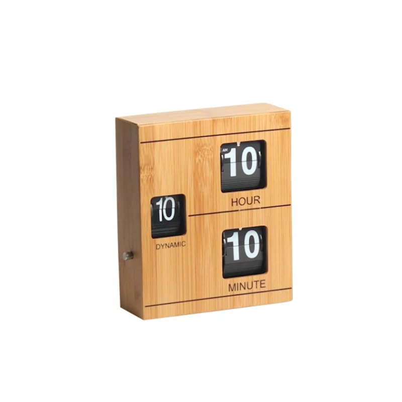 Настольные часы HY-F064 Wood/Black