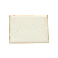 Тарелка Porland Seasons, фарфор, бежевая, 27x21 см