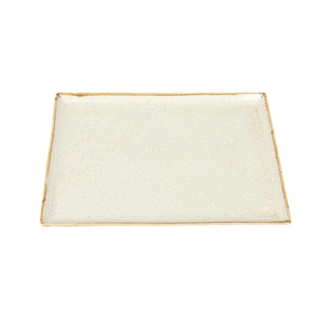 Boşqab Porland Seasons, farfor, bej, 27x21 sm