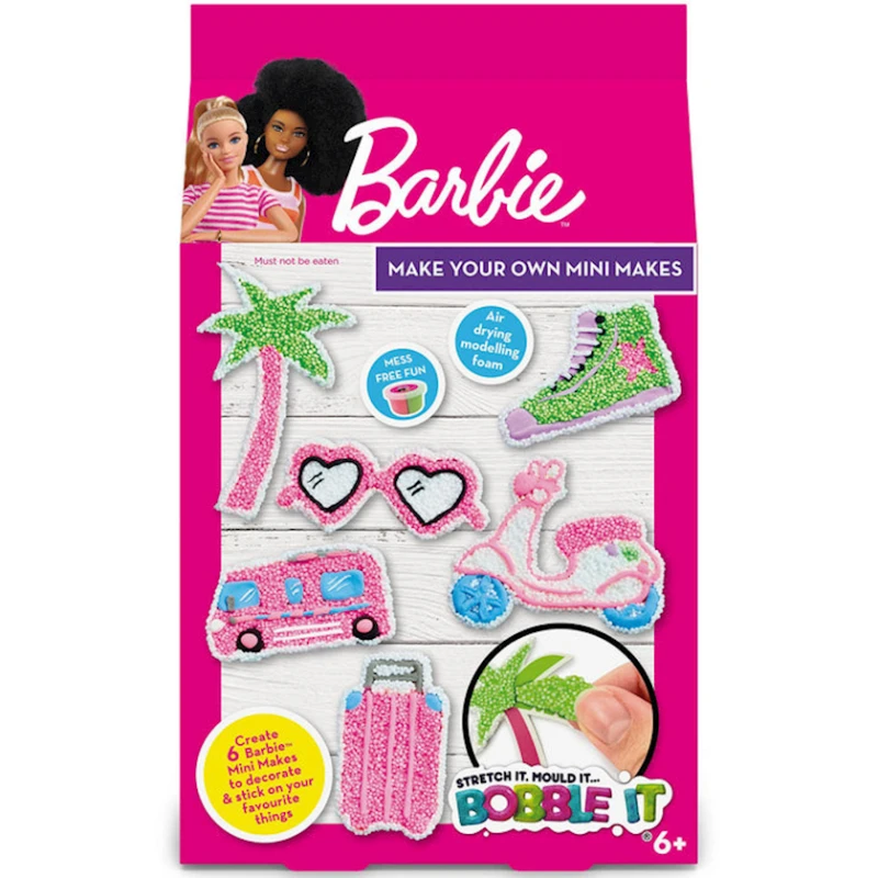 Набор наклеек 3D Addo Play Barbie Bobble, 6 шт Набор наклеек 3D Addo Play Barbie Bobble, 6 шт