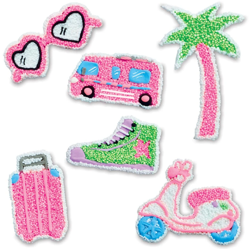 Набор наклеек 3D Addo Play Barbie Bobble, 6 шт Набор наклеек 3D Addo Play Barbie Bobble, 6 шт