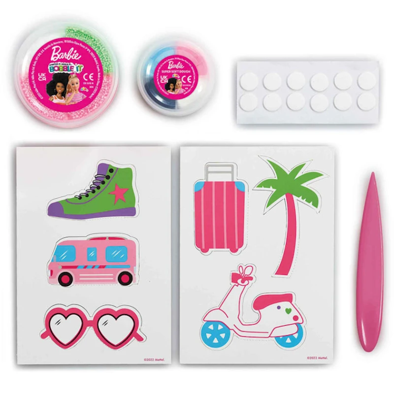 Набор наклеек 3D Addo Play Barbie Bobble, 6 шт Набор наклеек 3D Addo Play Barbie Bobble, 6 шт