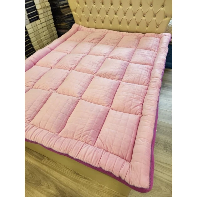 Матрас MiraNova FS-547, велюр/хлопок, розовый, 100х200 см Матрас MiraNova FS-547, велюр/хлопок, розовый, 100х200 см