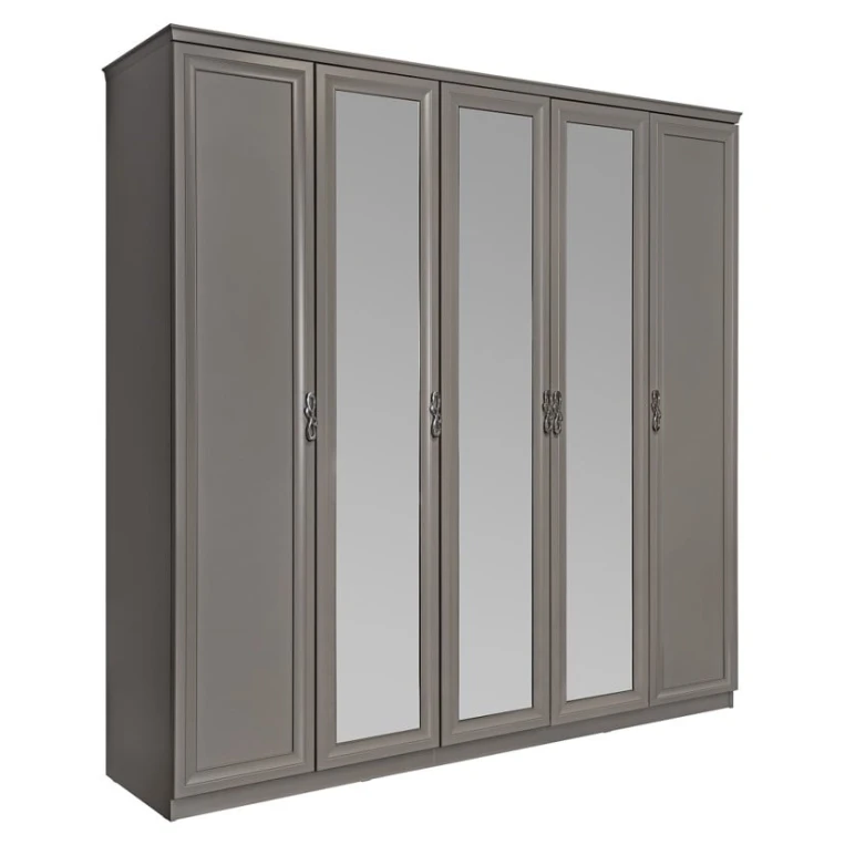 Шкаф Mişel, серый, 238.4x59x230 см Шкаф Mişel, серый, 238.4x59x230 см