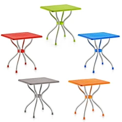 Стол Irak Plastik HD-300 Alfa Masa 70x70,синий,пластик Стол Irak Plastik HD-300 Alfa Masa 70x70,синий,пластик