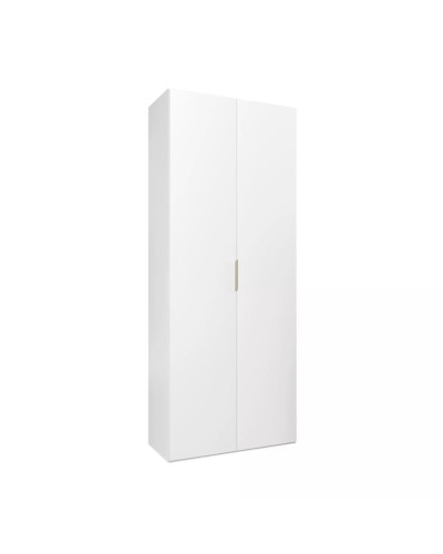 Şkaf Art Mebel Art-100-5, LDSP, ağ, 50x100x210 sm