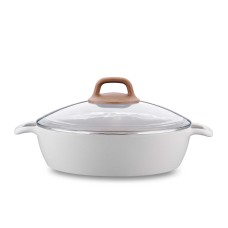 Böyük tava Korkmaz Gusto A2982, 26x7 sm, boz