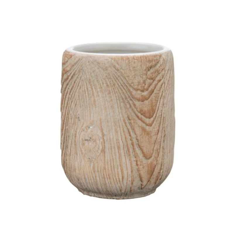 Стакан для зубных щеток Wenko Florio керамика, бежевый, 7.5x10 см Стакан для зубных щеток Wenko Florio керамика, бежевый, 7.5x10 см