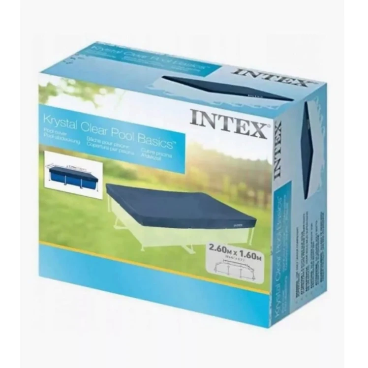 Тент для бассейна Intex X281995036, 2.6x1.6 м, синий Тент для бассейна Intex X281995036, 2.6x1.6 м, синий