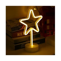 Детский ночник ledneon_35, пластик, белый