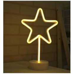 Детский ночник ledneon_35, пластик, белый