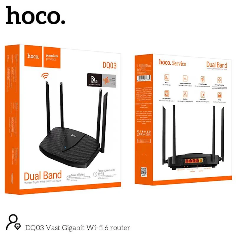 Wi-Fi router Hoco DQ03 Vast (6942007606332)