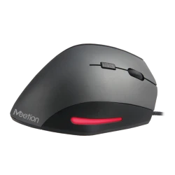 Мышь Meetion MT-M380 Vertical Mouse Rainbow Backlit USB Black