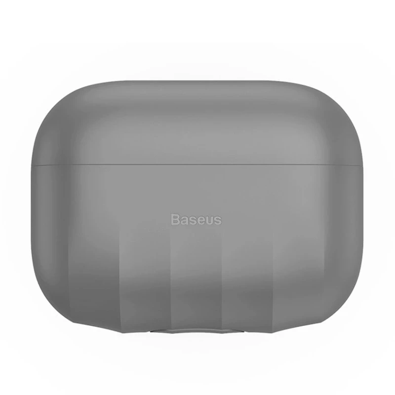 Чехол для наушников Baseus Shell Pattern Silica Gel Case для Apple AirPods Pro, Grey
