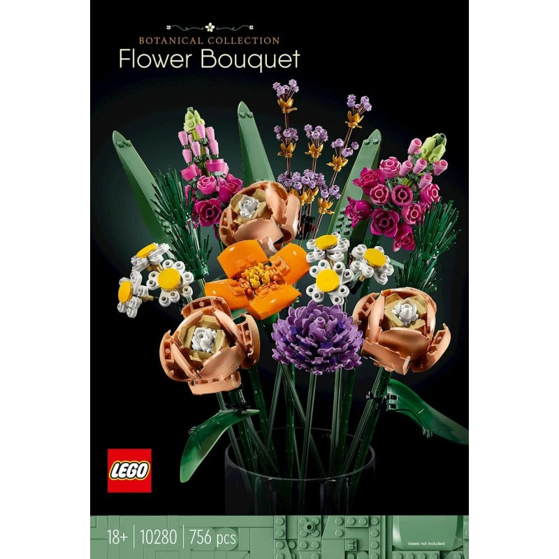Конструктор LEGO Creator Flower Bouquet 10280, 18+ лет, 756 шт