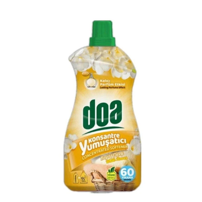 Кондиционер для одежды Doa White Flower, 1.5 л, 60 стирок