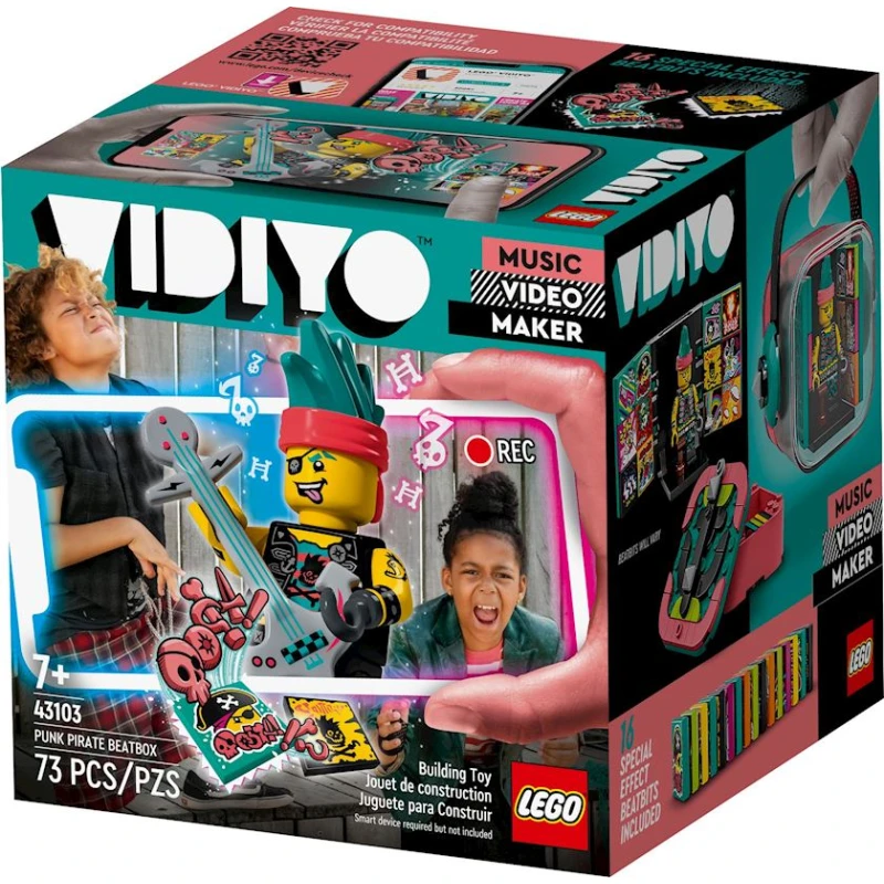 Конструктор LEGO VIDIYO Punk Pirate Beatbox 43103, 7+ лет, 73 шт