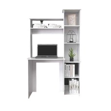 Yazı masası Ev Plus 12115879, LDSP, ağ, 100x45x163 sm